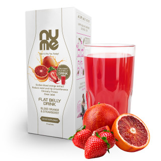 nuMe Flat Belly Drink Blood Orange & Strawberry
