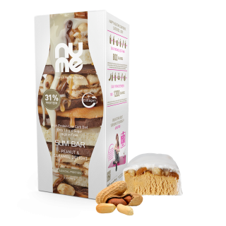 nuMe Slim Bar Peanut & Caramel Delight with Collagen s kolagenom