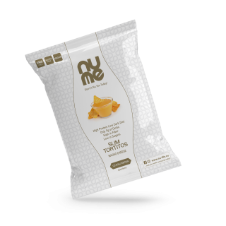 nuMe Slim Tortitos Čips Nacho Cheese (6 x 30g)