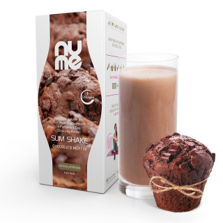 nuMe diétny nápoj s kolagénom čokoládový muffin (6 porcií)