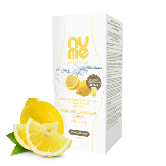 nuMe Water Drainer Drink Juicy Lemon